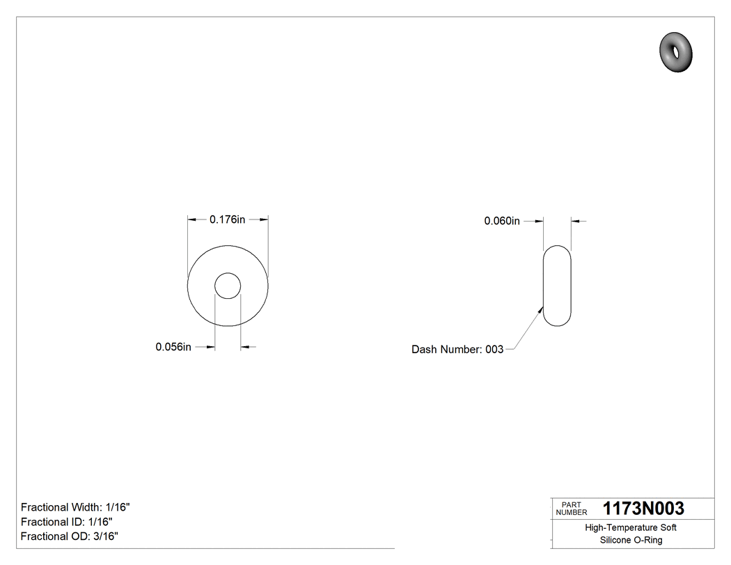 Technical drawing - 1173N003